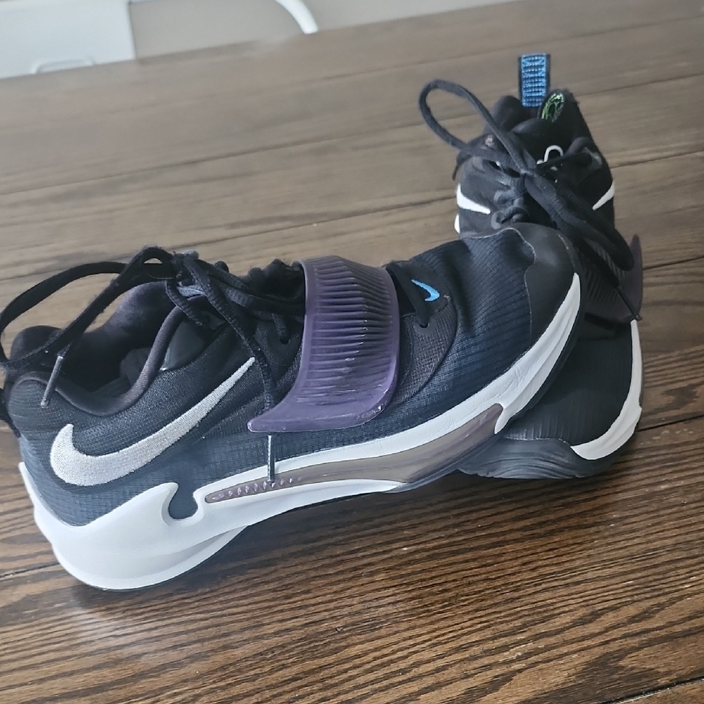 Nike Black and Purple Sneakers